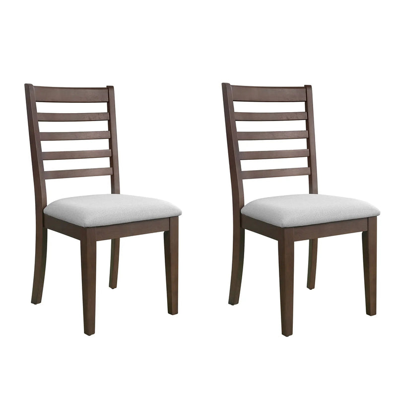 Upholstered Armless Chairs With High Ladder Back by HouseOfZazla