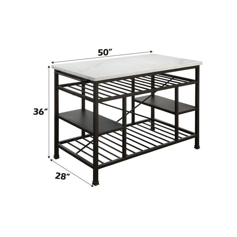 Lanzo - Kitchen Island (Counter) by Unique Piece Furniture