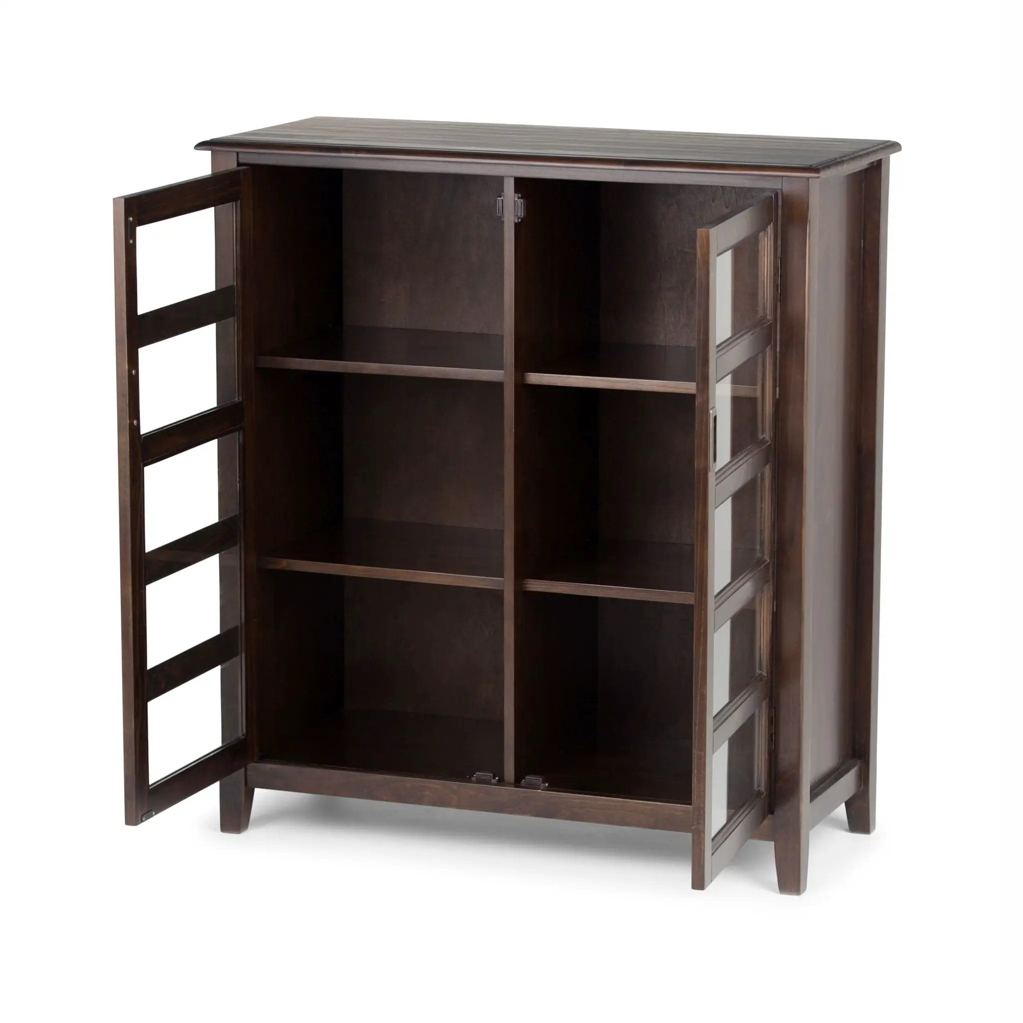 Burlington - Medium Storage Cabinet - Mahogany Brown by HouseOfZazla
