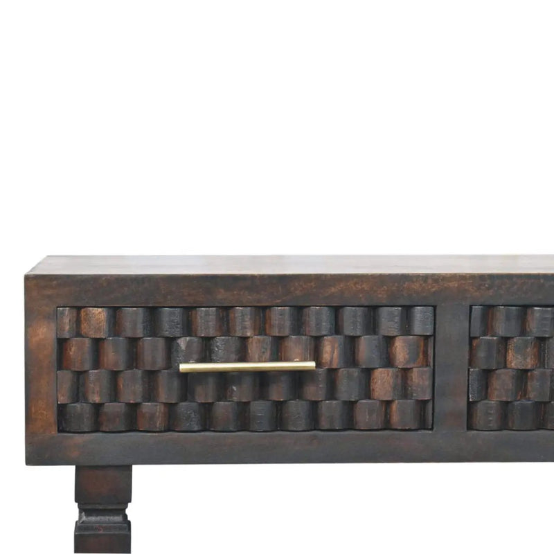 Solid Wood Arno Console Table by HouseOfZazla