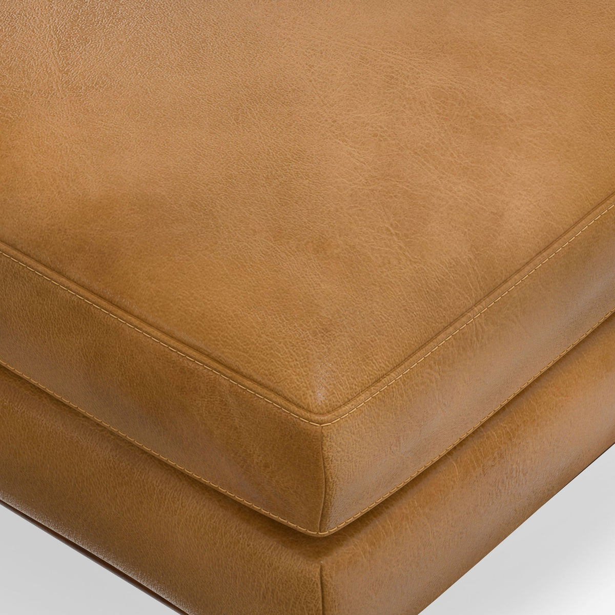 Handcrafted Ottoman with Feather-Filled Cushion - Multiple Colors, photo 30 of 40