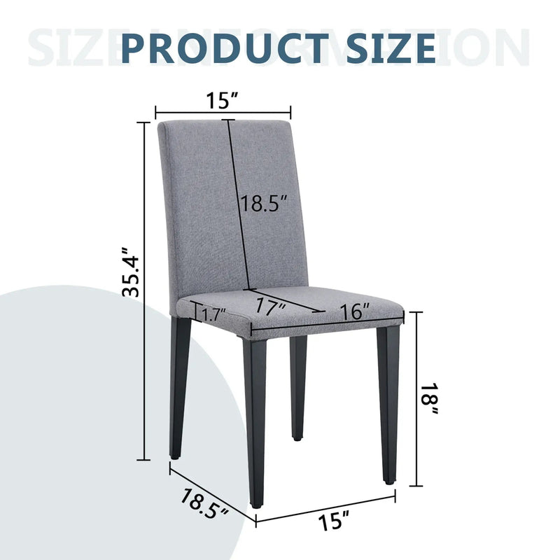 Versatile Dining Chairs With Comfortable Design And Metal Legs by Unique Piece Furniture