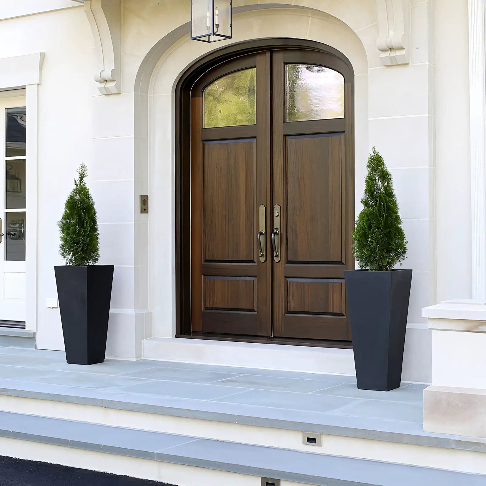 22" Tall Planter Set of 2, Outdoor & Indoor by HouseOfZazla