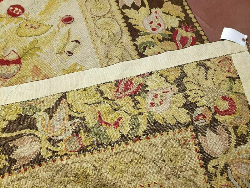 9' X 11' Handmade Chinese Needlepoint Wool Floral Rug Carpet Rose Garden Chic by Jewel Rugs