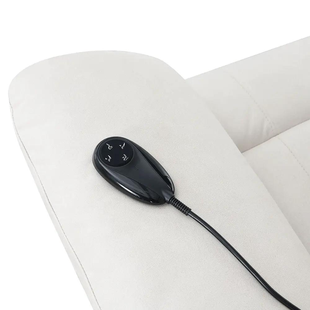Chriki - Power Recliner With Lift & Heating & Massage - Beige Fabric by Unique Piece Furniture