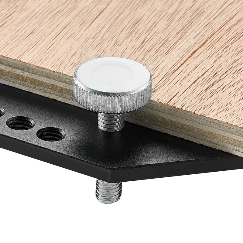 Shelf Pin Jig and Hinge Jig Two-in-One Aluminum Alloy Cabinet Hole Drilling Tool by HouseOfZazla