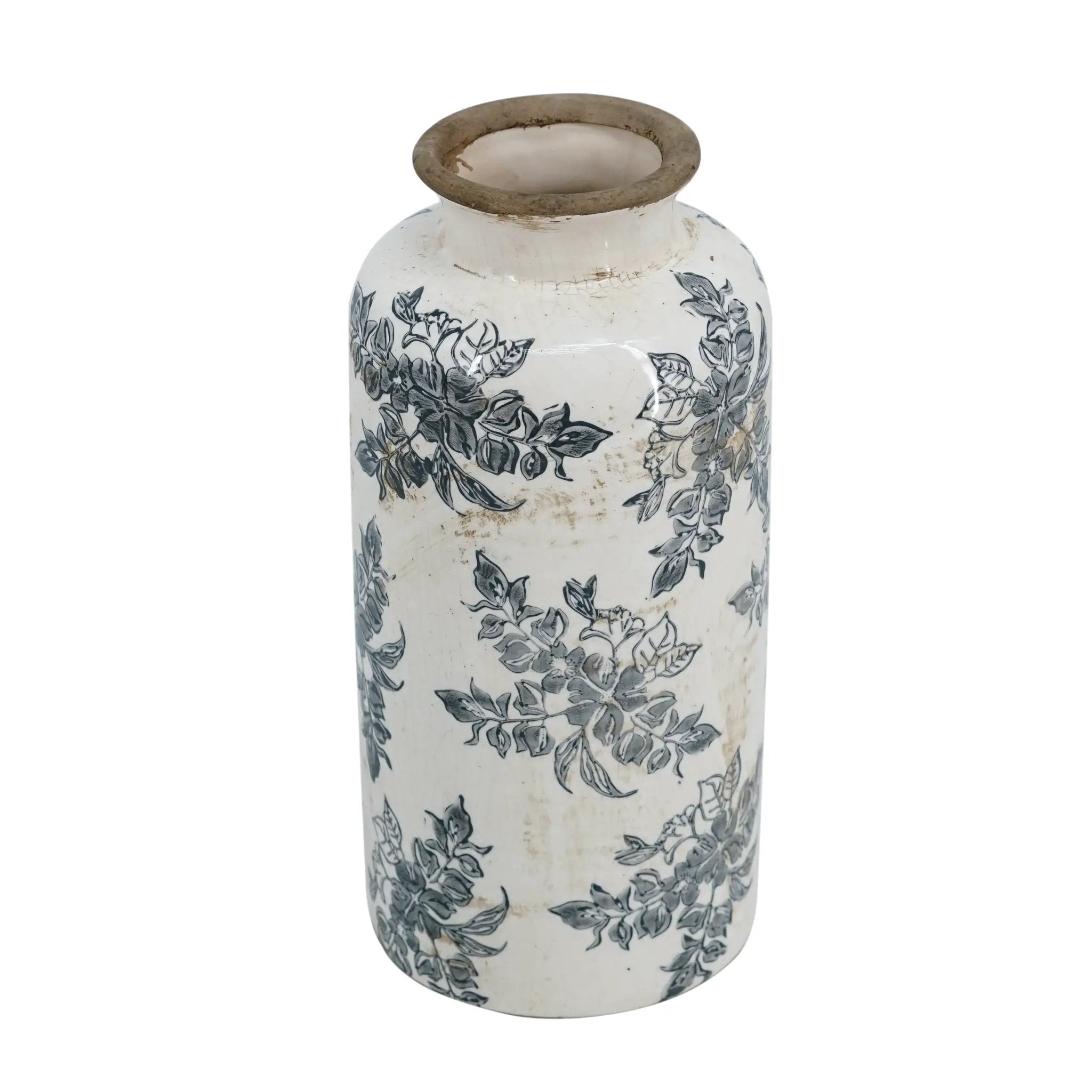 Vintage Inspired Ceramic Accent Vase by HouseOfZazla