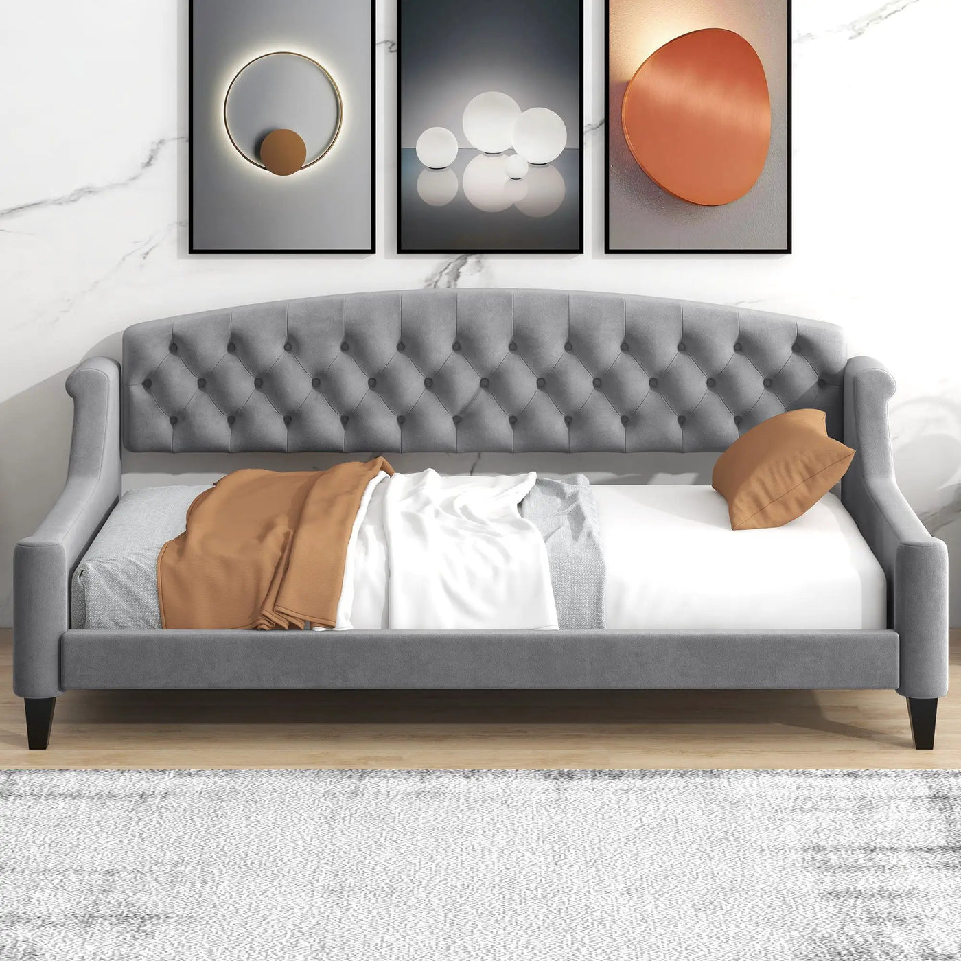 Modern Tufted Button Daybed by HouseOfZazla