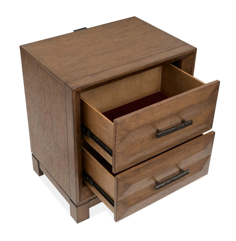 Callisto - Drawer Nightstand - Bourbon Brown by Unique Piece Furniture