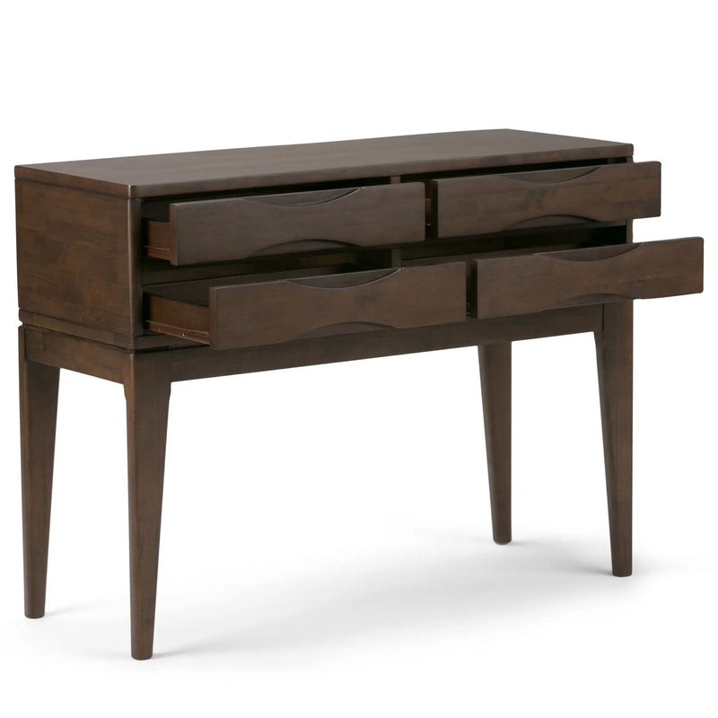 Harper - Hallway Console Table - Walnut Brown by HouseOfZazla