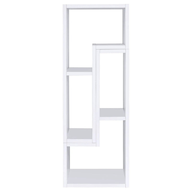 Velma Multipurpose TV Stand and Bookshelf White by Unique Piece Furniture