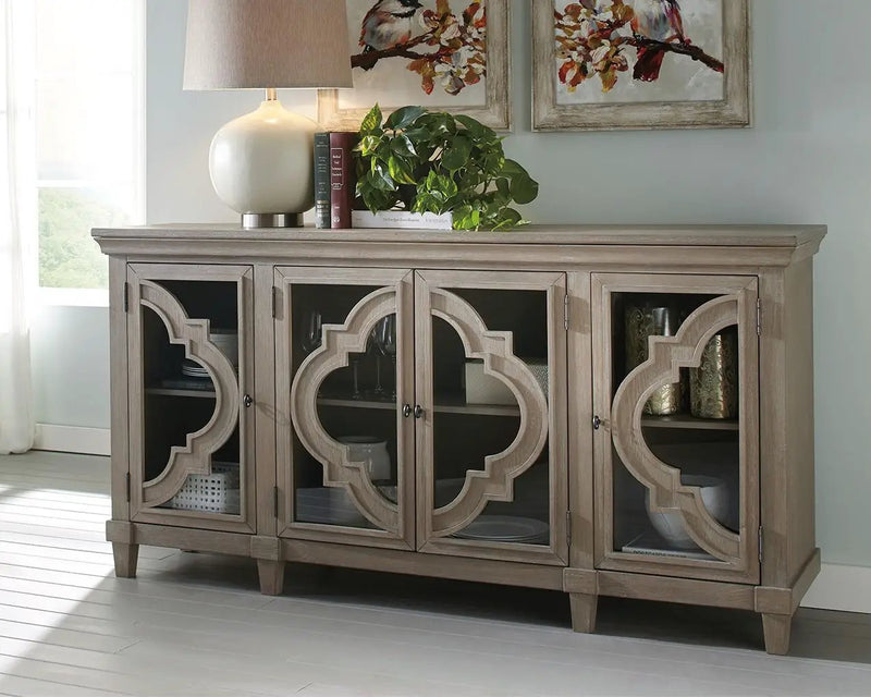 Fossil Ridge - Accent Cabinet - Gray by Unique Piece Furniture