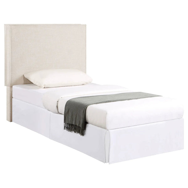 Izzy Upholstered Twin Panel Headboard Sand