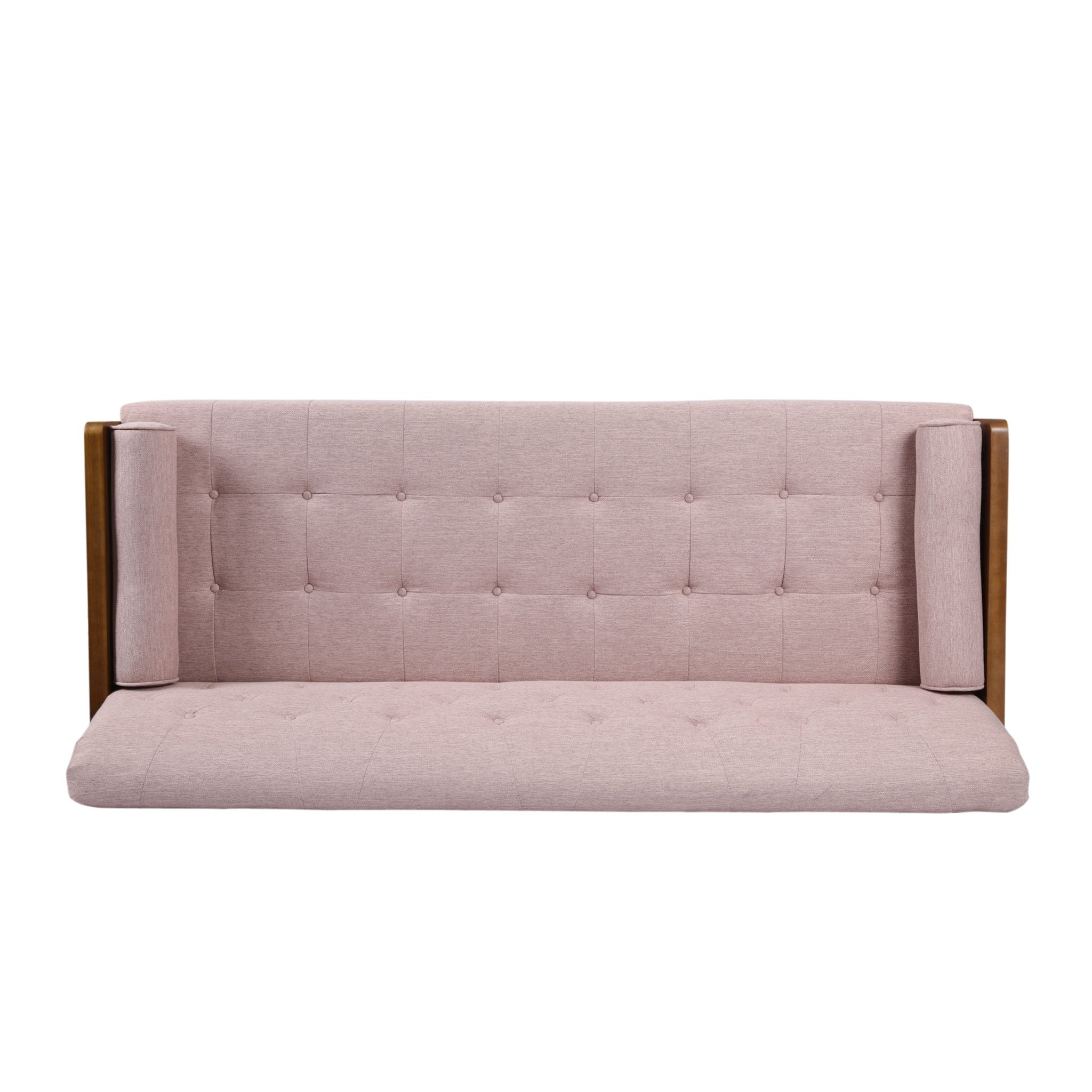 Aidan Mid Century Modern Tufted Fabric Sofa by HouseOfZazla