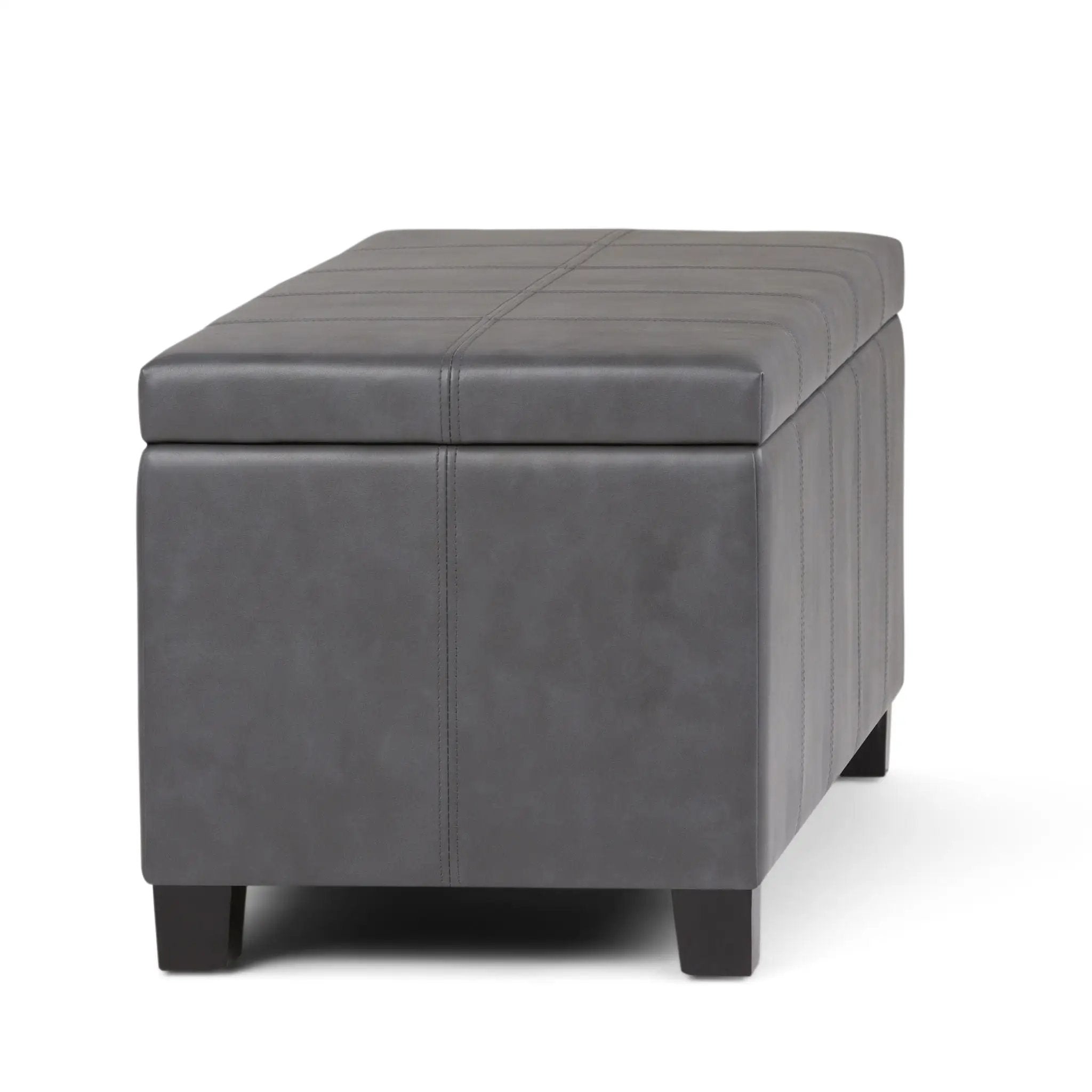 Dover - Upholstered Storage Ottoman Bench by HouseOfZazla