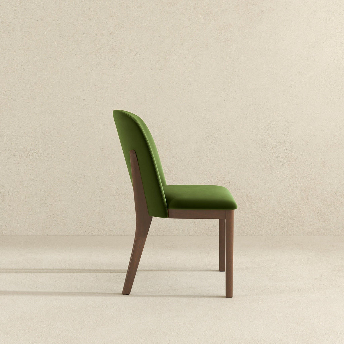 Comfort Dining Chair Set of 2 with Solid Wood Legs - Beige, Orange, Blue, Green, photo 25 of 40