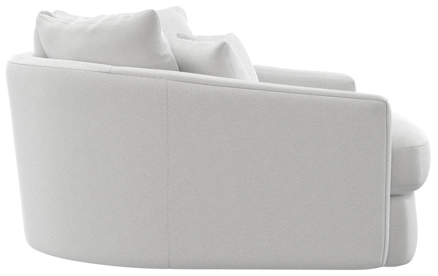 Matty - Round Accent Cuddle Chaise by Unique Piece Furniture