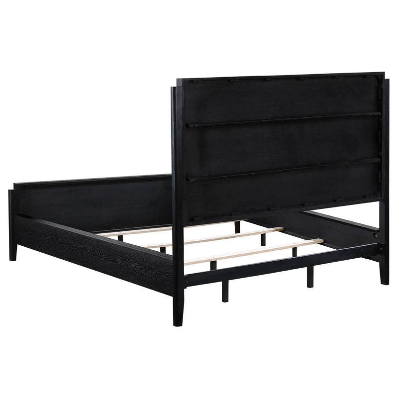 Brookmead 60-inch Upholstered California King Bed Black by Unique Piece Furniture