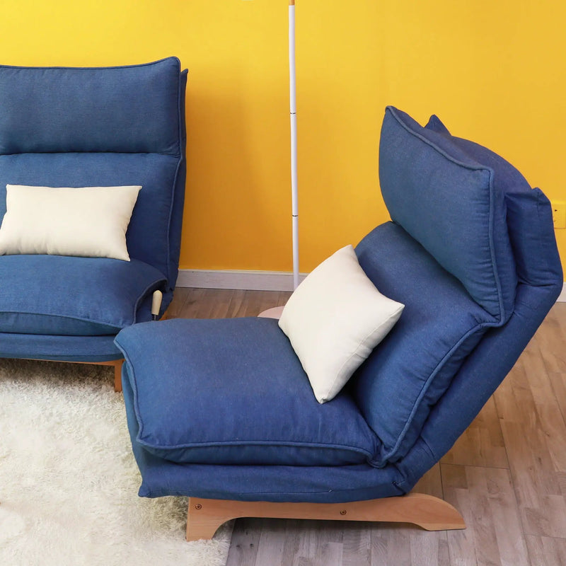 Single Lazy Sofa Chair Leisure Foldable Reclining Chair by Unique Piece Furniture