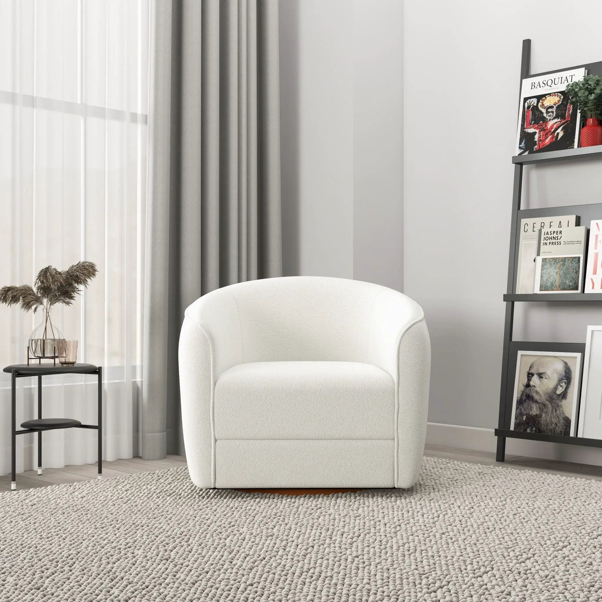 Elise - Mid-Century Modern Swivel Chair by HouseOfZazla