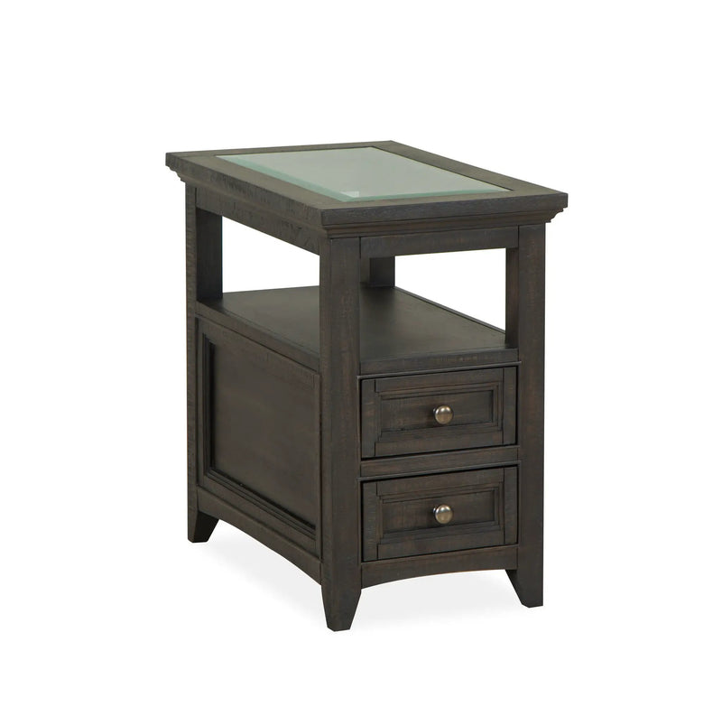 Westley Falls - Chairside End Table - Graphite by Unique Piece Furniture