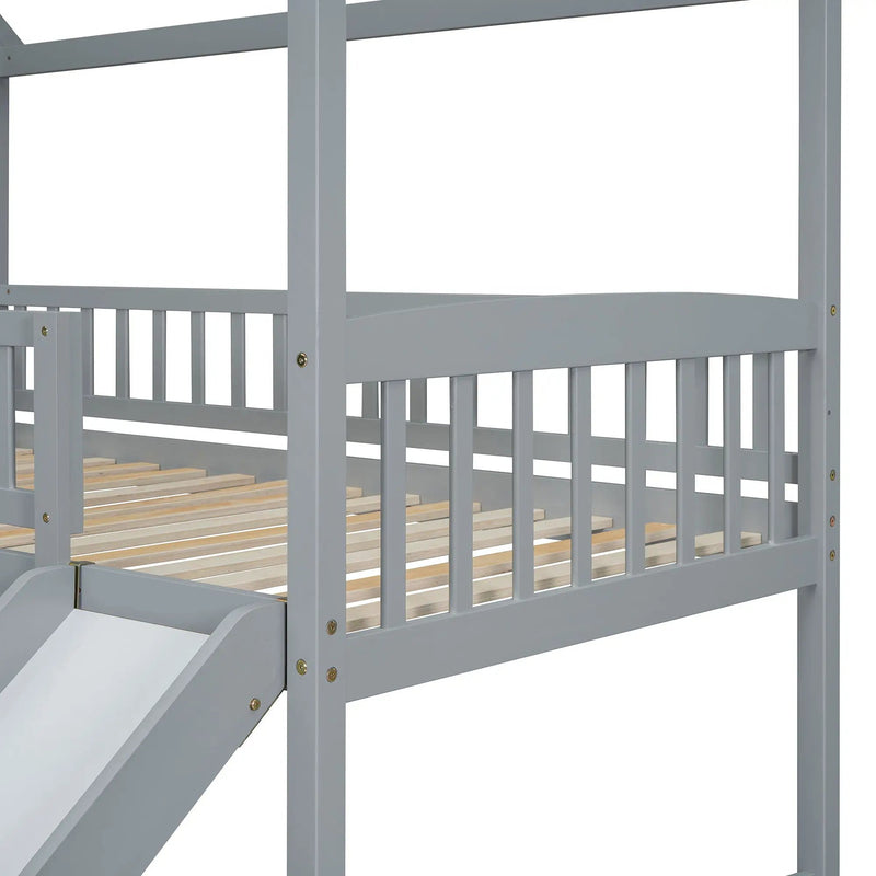 House Bunk Bed With Slide by Unique Piece Furniture