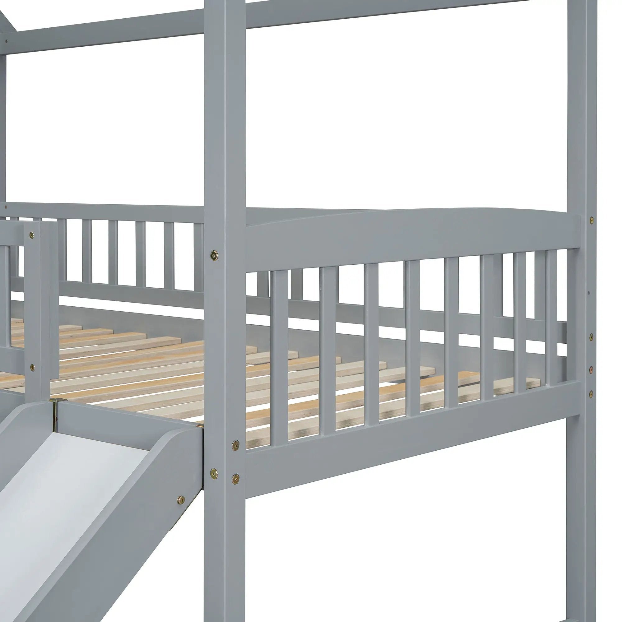 House Bunk Bed With Slide by HouseOfZazla
