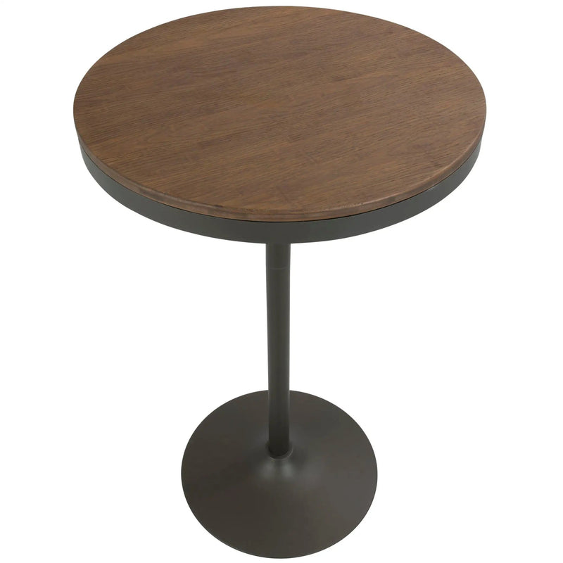 Dakota - Industrial Adjustable Bar Dinette Table by HouseOfZazla