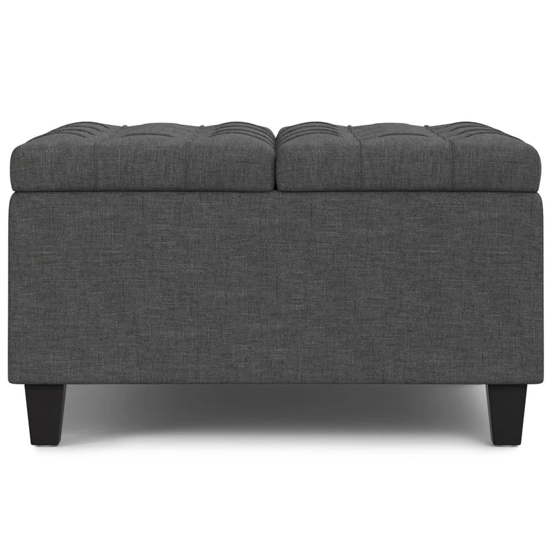 Harrison - Upholstered Coffee Table Storage Ottoman by HouseOfZazla