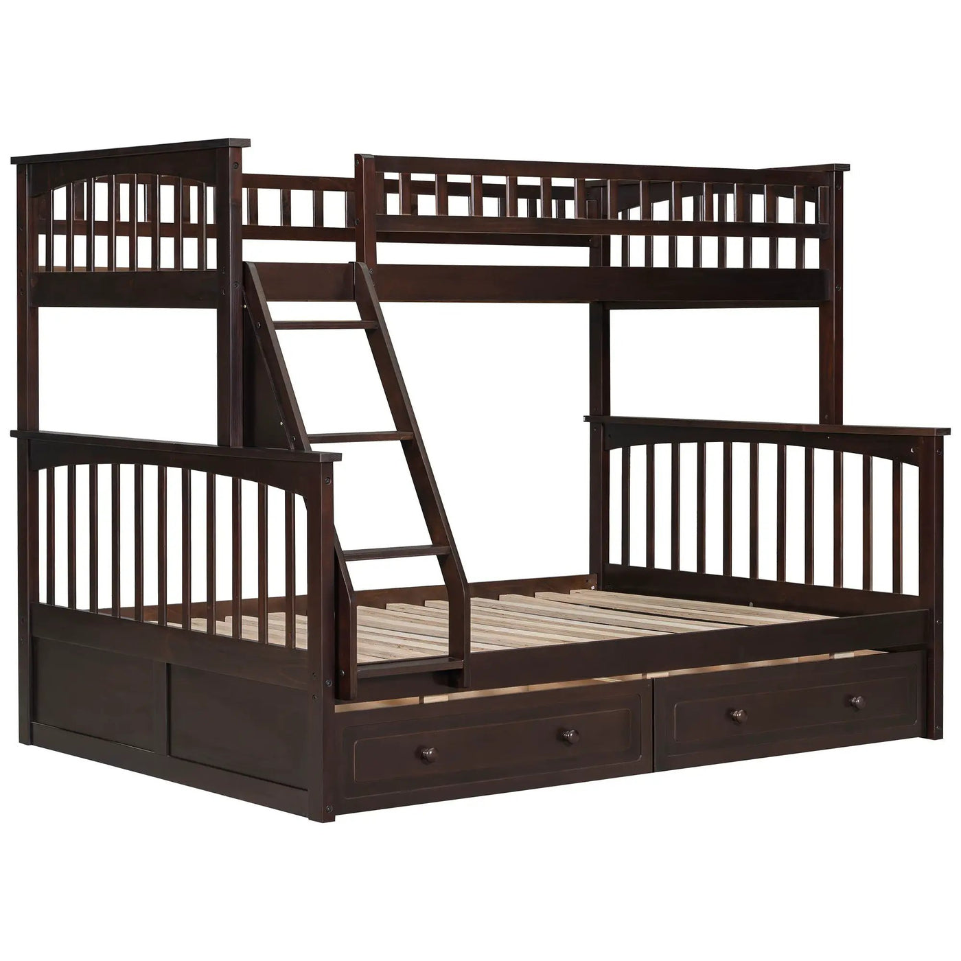 Bunk Bed With Drawers, Convertible Storage Bed by HouseOfZazla