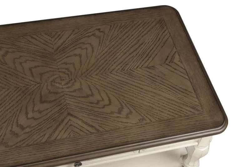Classic Design Table With Storage by Unique Piece Furniture