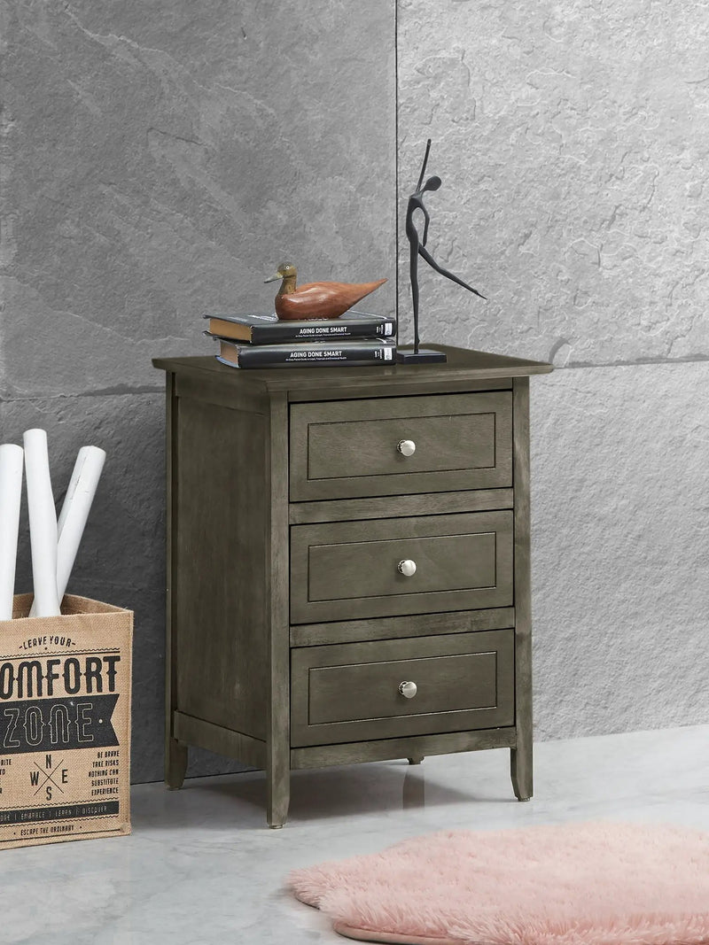 Dove Tailed Drawers 3 Drawer Nightstand by Unique Piece Furniture