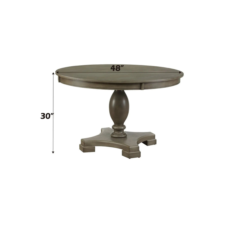 Waylon Dining Table - Gray / Oak by HouseOfZazla