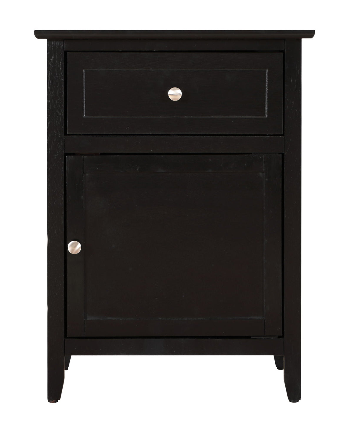 1 Drawer / 1 Door Nightstand with Durable Wood Construction - Multiple Colors, photo 15 of 37