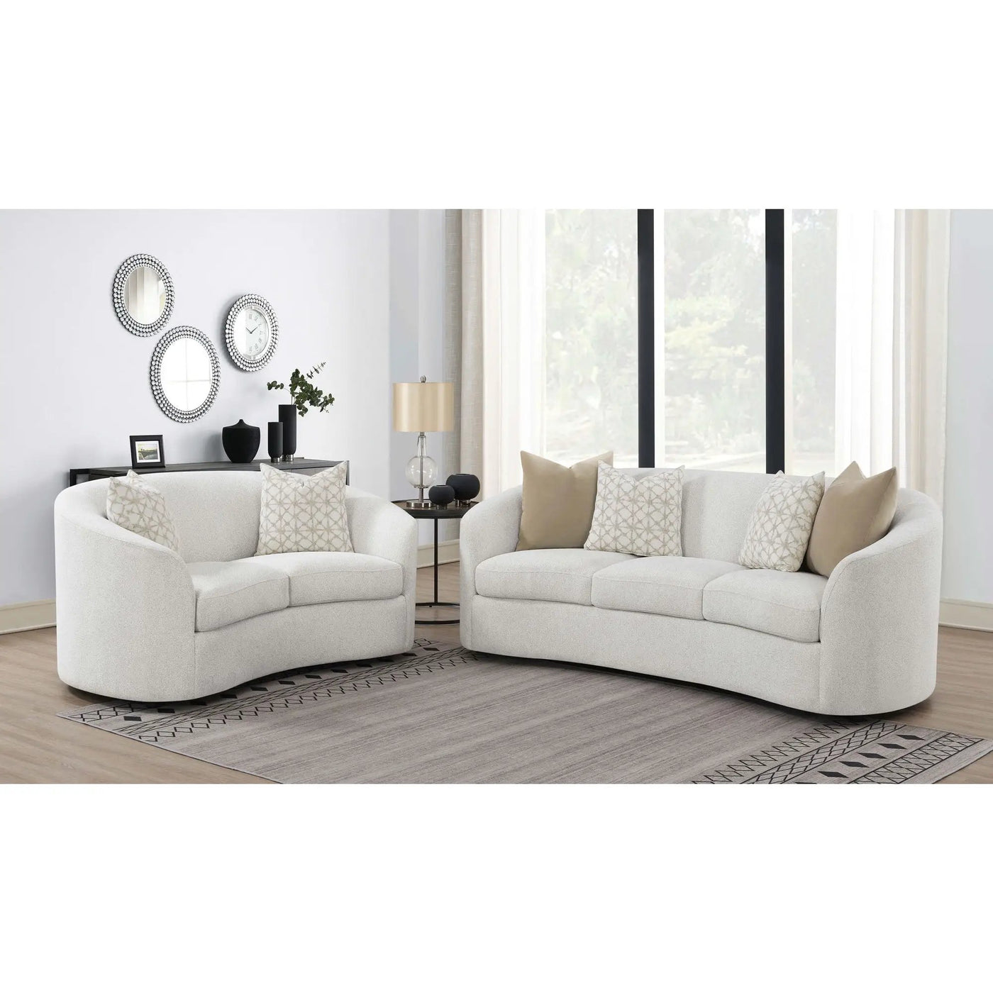 Rory - Sloped Arms Living Room Set by HouseOfZazla