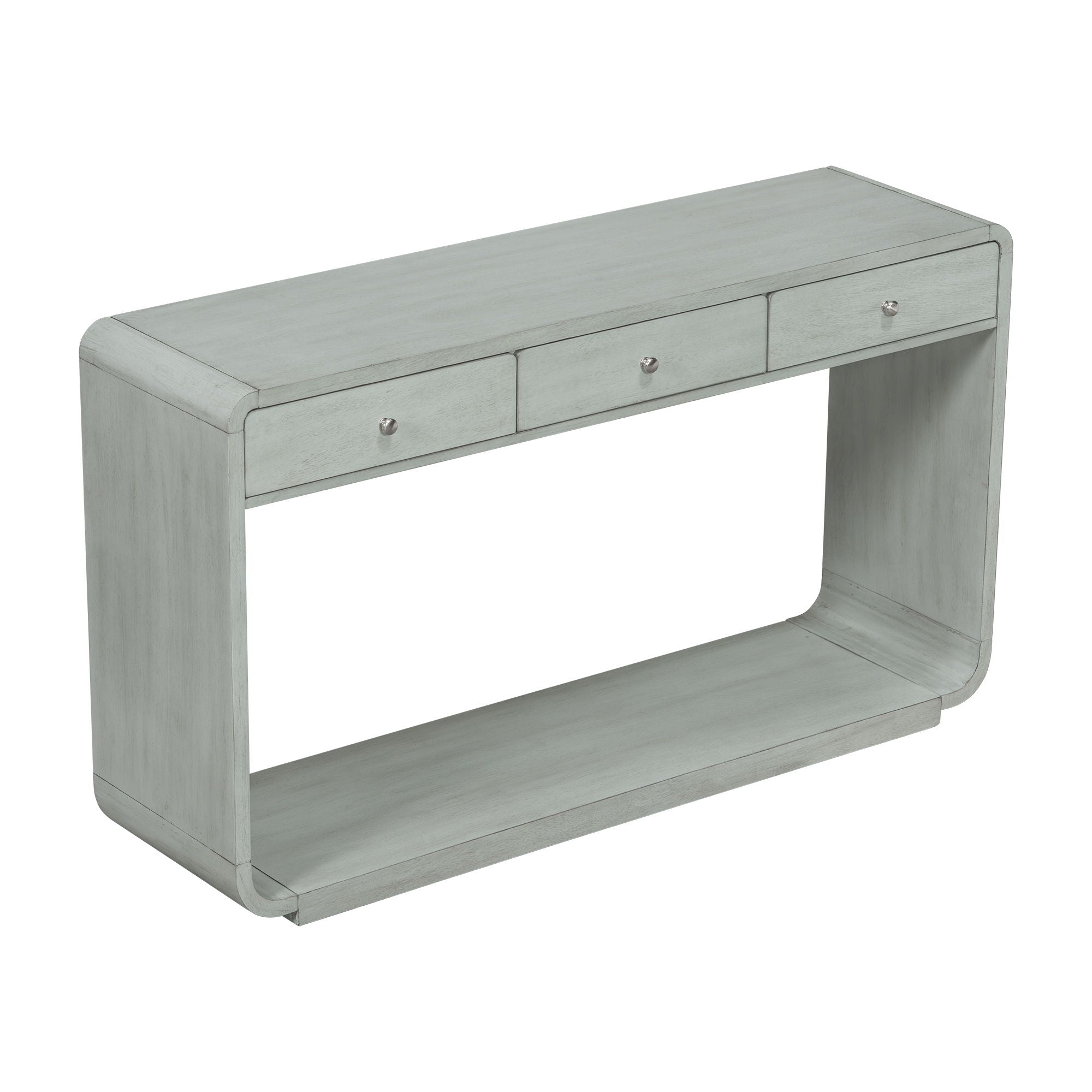 Console Table With 3 Drawers And Display Shelf by HouseOfZazla