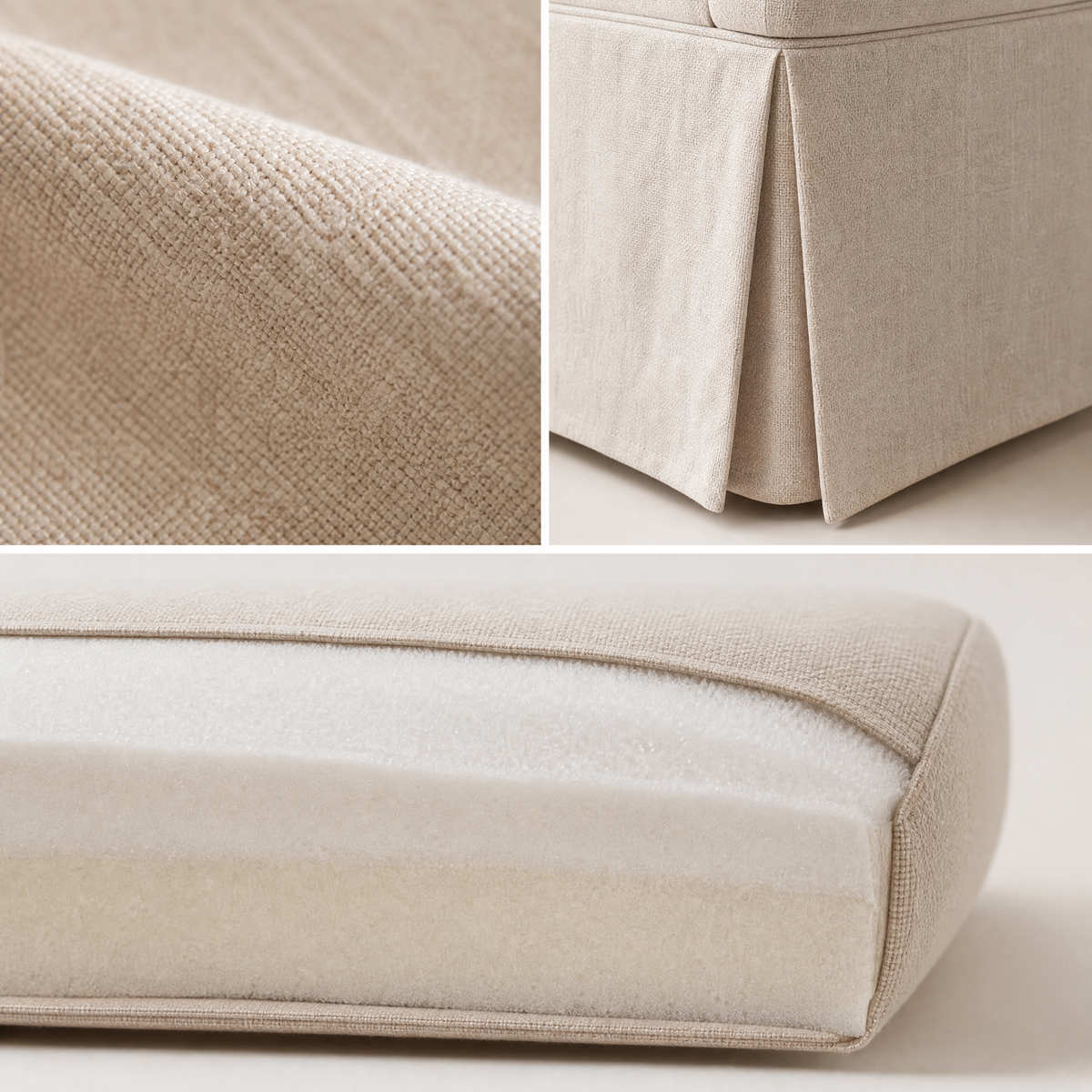 Upholstered Dining Chair with Casters - Modern Fabric, 1 Piece, photo 7 of 9