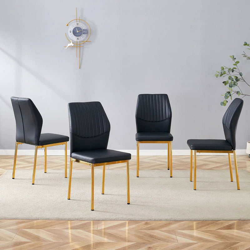 Luxury Simple Chair With Metal Leg by Unique Piece Furniture