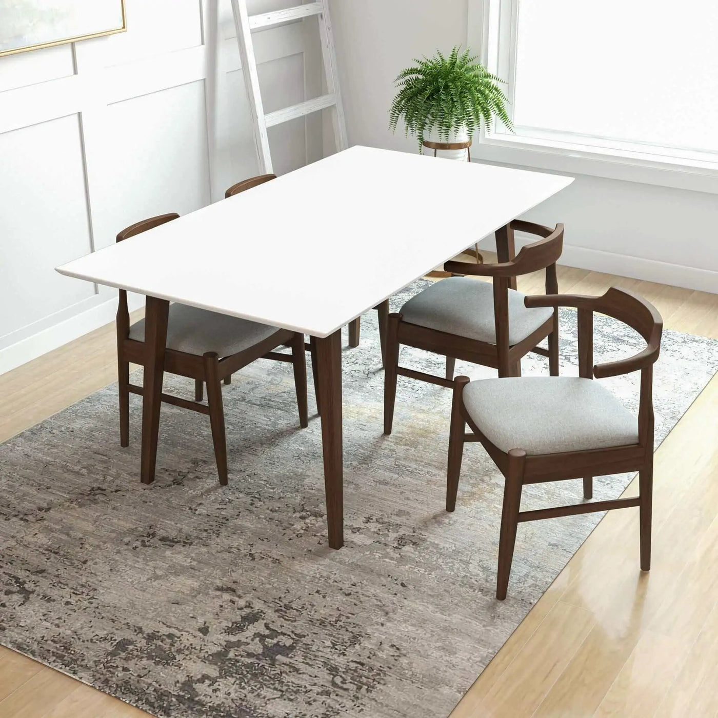 Levi - Modern Style Rectangular Dining Kitchen Table by HouseOfZazla
