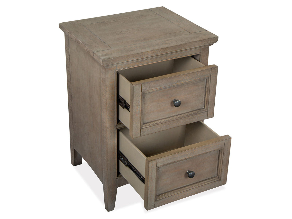 Paxton Place - Small Drawer Nightstand - Dovetail Gray, photo 4 of 7