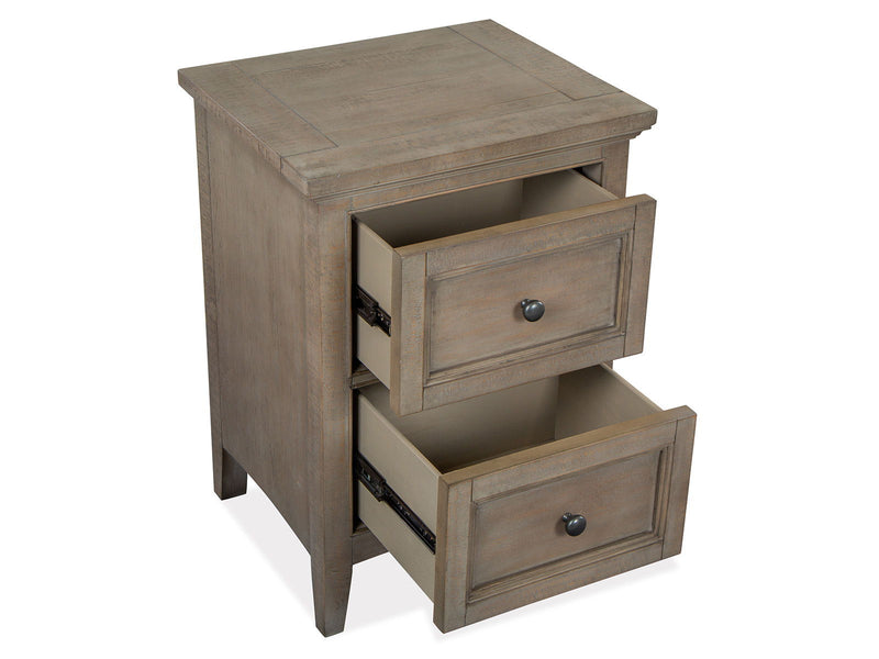 Paxton Place - Small Drawer Nightstand - Dovetail Gray, photo 4 of 7