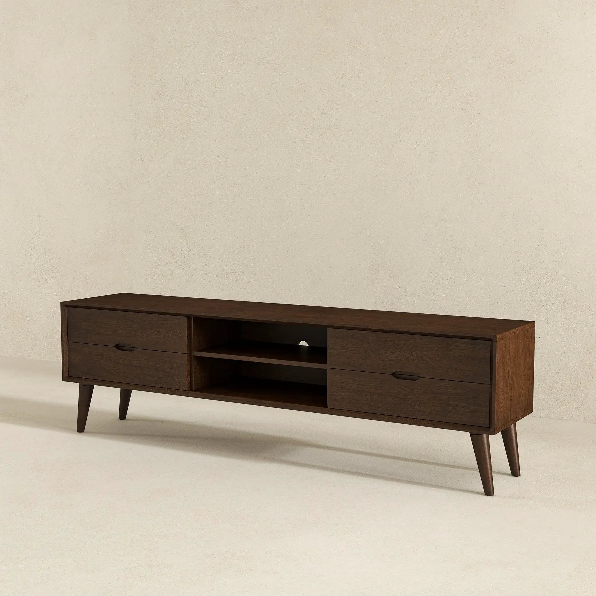 Adrian - TV Stand - Walnut Brown by Unique Piece Furniture