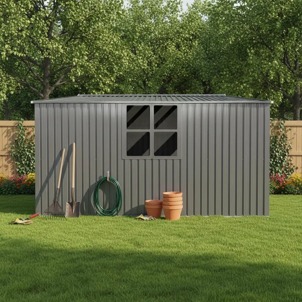 13×11ft New Outdoor Storage Shed by HouseOfZazla