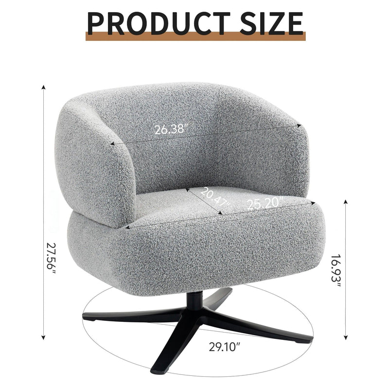 Cuddle Style Leisure Swivel Sofa Chair by HouseOfZazla