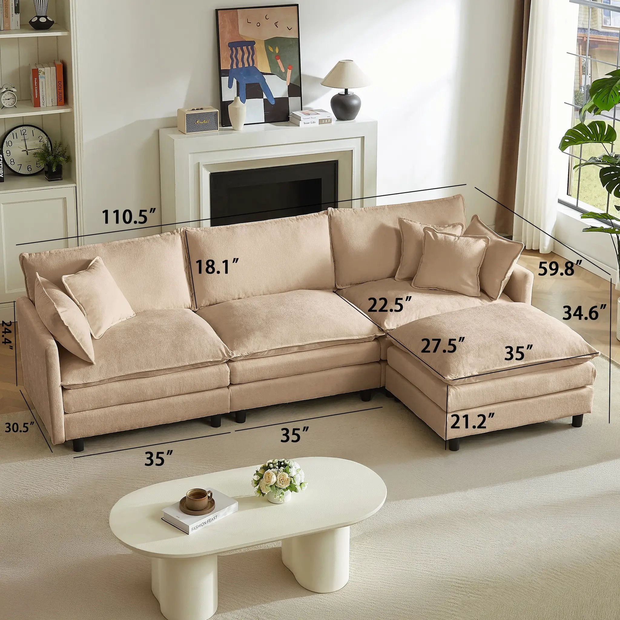 Modular Sectional Sofa by HouseOfZazla