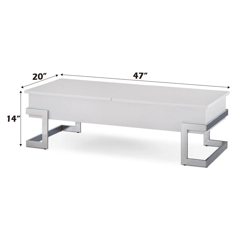 Calmam - High Gloss Coffee Table With Lift Top by Unique Piece Furniture