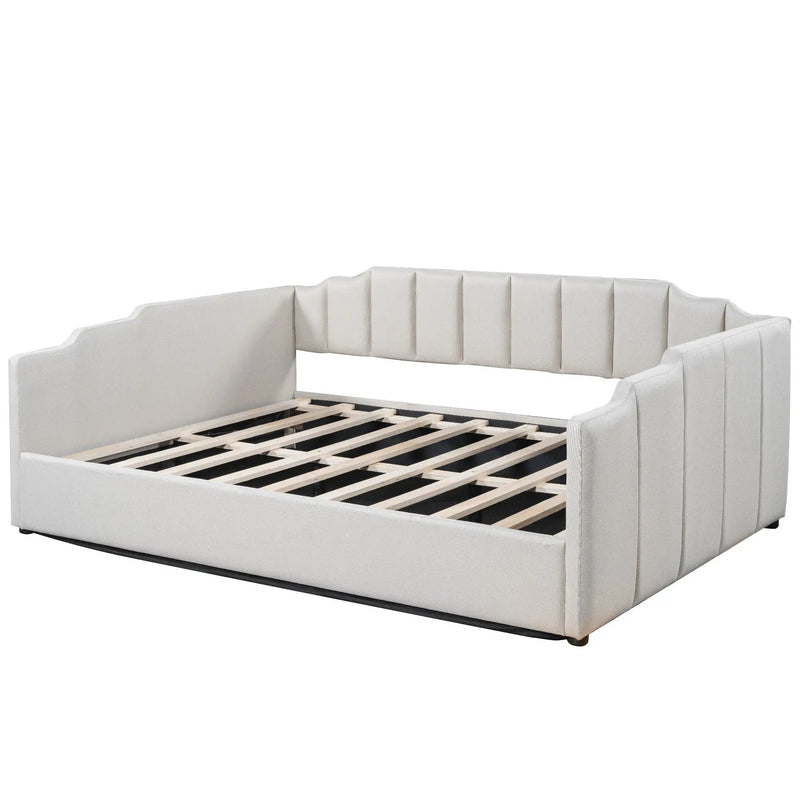 Modern Upholstered Daybed With Underneath Storage by Unique Piece Furniture