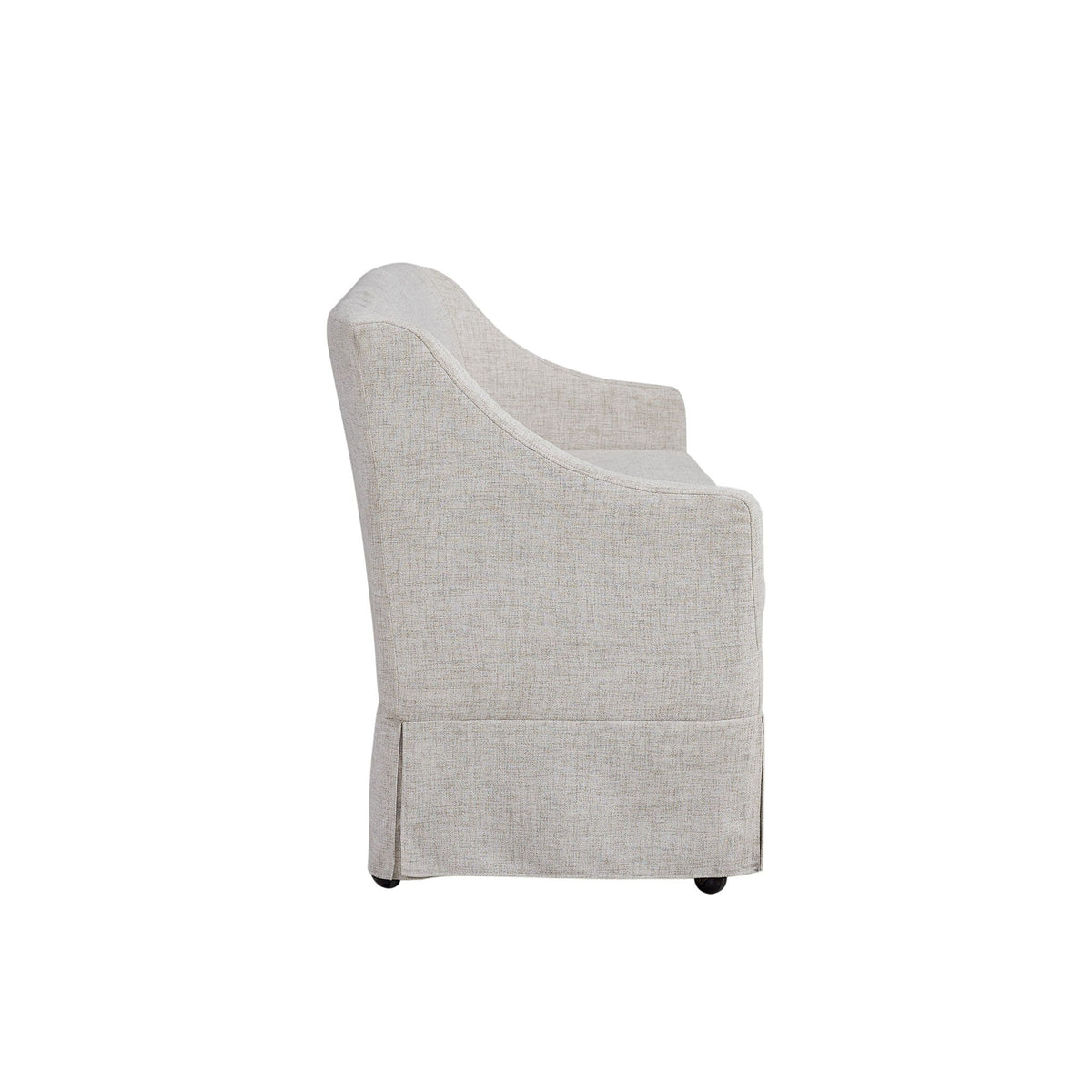 Slip Covered Settee with Casters - Beige, photo 2 of 6