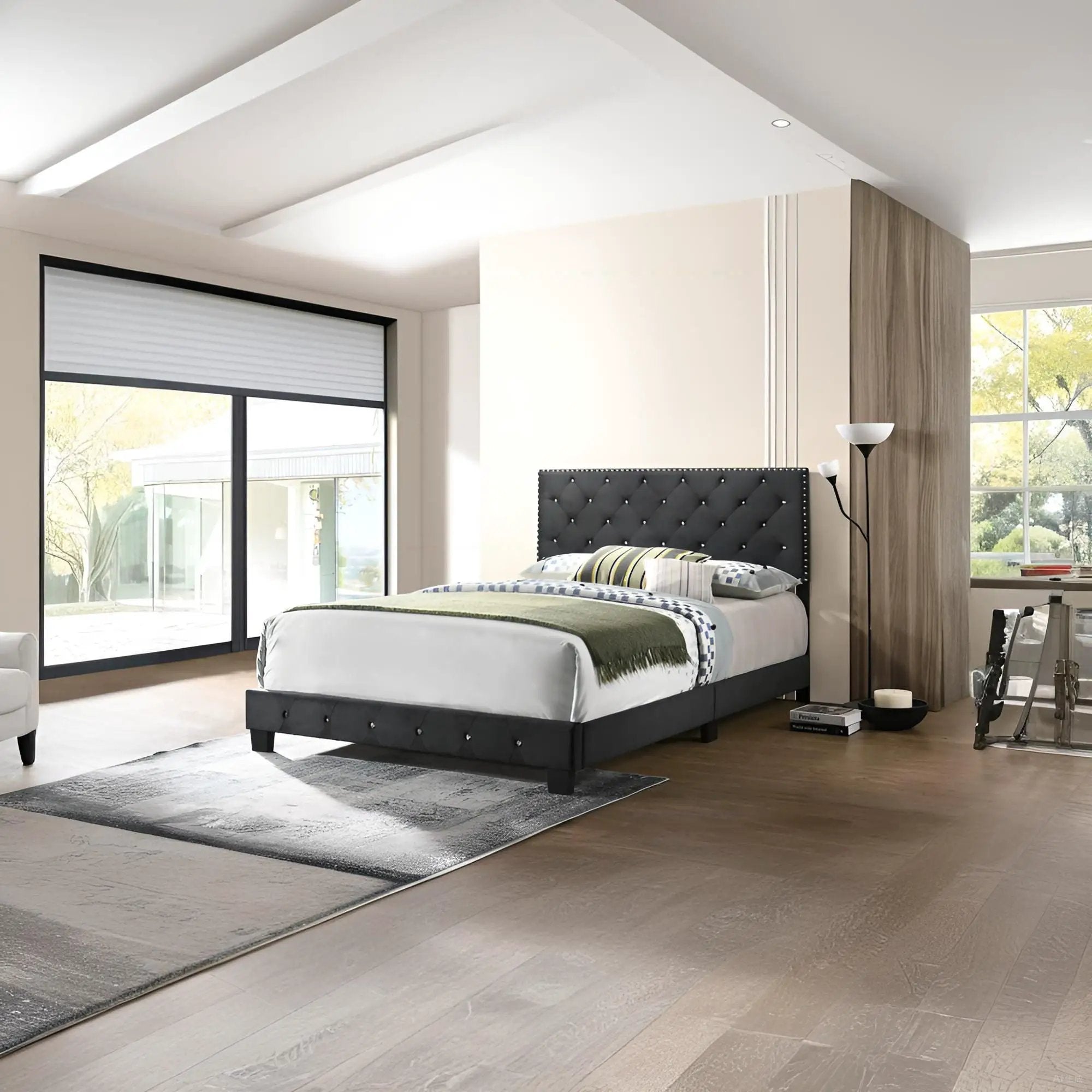 Luxurious Upholstered Bed by Unique Piece Furniture