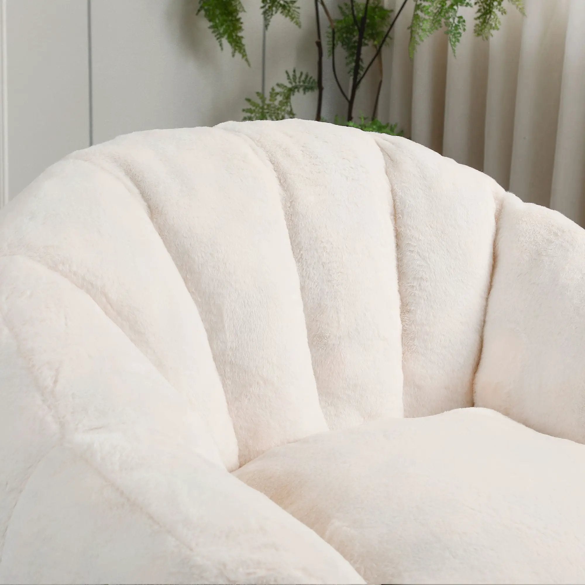 Beanbag Chair, Beanbag Sofa Chair With Armrests Stuffed High Density Foam by Unique Piece Furniture